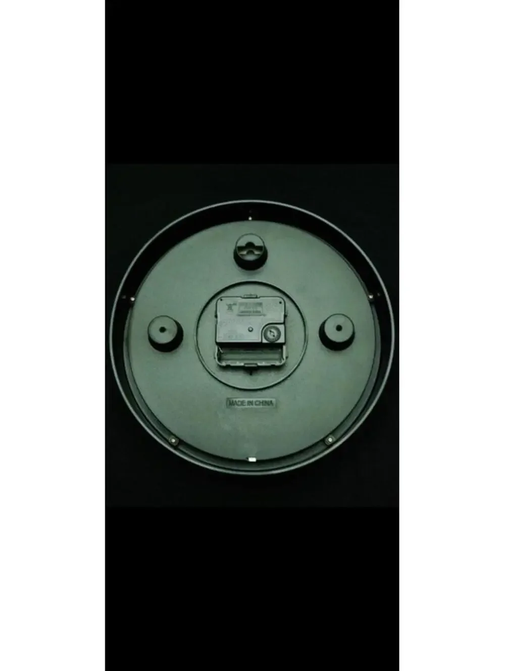 Office Home Studio Glow in the Dark Wall Clock New!